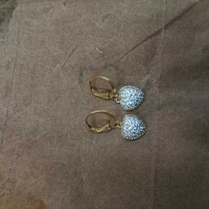 AD Heart Earrings