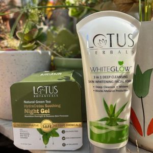 Lotus Night Gel And Face Wash