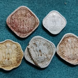 Aluminium coins set