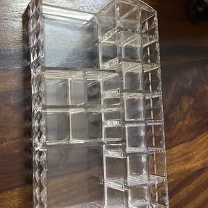 acrylic makeup holder (dusty just needs cleaning with water)