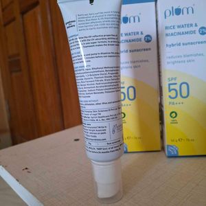 Sunscreen(rice Water And Niacinamide²% Hybrid )