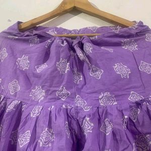 Purple Printed Salwar