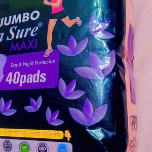 Jumbo Extra Sure 40 Pads For Women