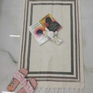 Tassled Boho Cotton Rug