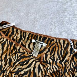 Animal Print Skirt