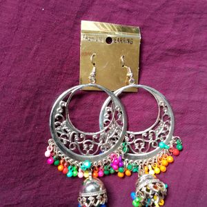 🆕 Multicolored Jhumka