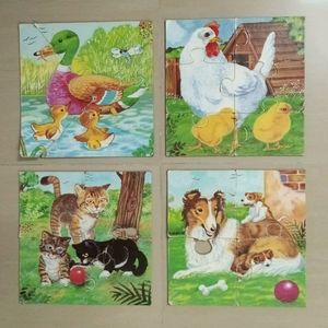 Pack Of 4 Puzzle Sets