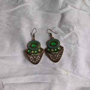 Green Earring