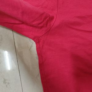 Colour Pink Tshirt Size M Brand John Baner. Jeans