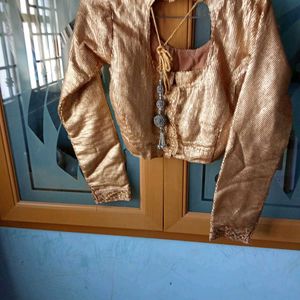 Once Used Golden Blouse