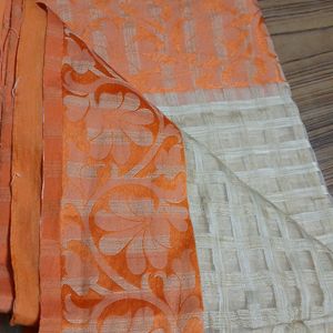 Biege Color Saree