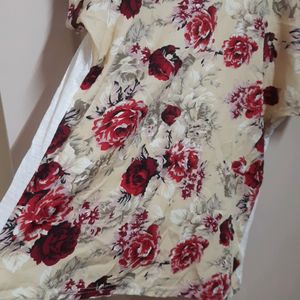 Vero Moda All Over Flower Print Top