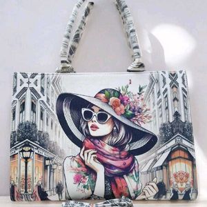 PREMIUM QUALITY DOLL PRINT TOTE BAG