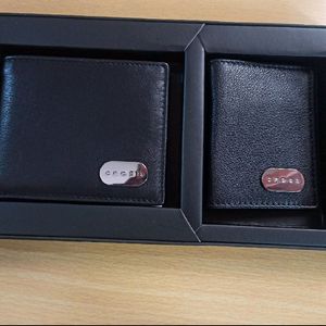 Cross Black Color Coin Wallet With Card Holder