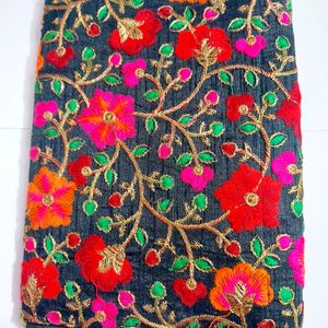 Multicolor Embroidery Clutch
