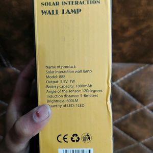 Solar Interaction Wall Lamp