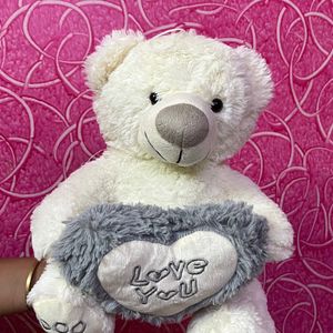 Teddy Bear With Heart Softtoy