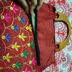 Red Thread Work Bag