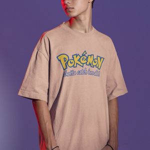 Arya-G Pokemon Oversized T-shirt Combo 5 Tees