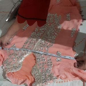 Pure Georgette Gotapatti Suit