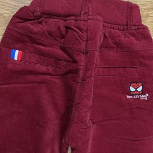 Warm Corduroy Pants For Kids