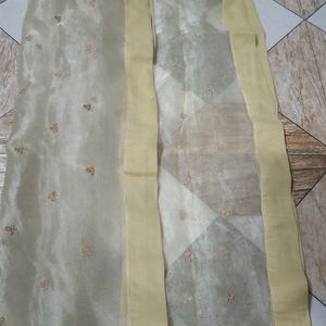 Cream Dupatta