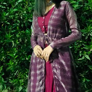 Beautiful Burgundy Ethnic Wear