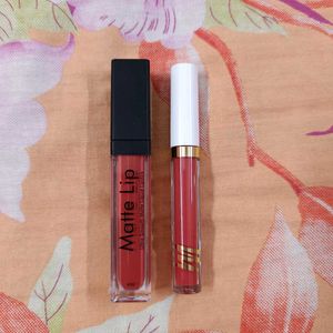 Combo Of Swiss Beauty And MyGlamm Lipstick