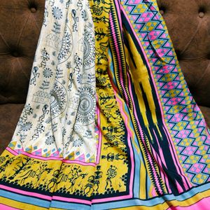 Warli Print Saree