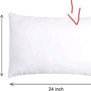 1 Microfiber White 🤍🤍🤍🤍 Colour Cotton Pillow