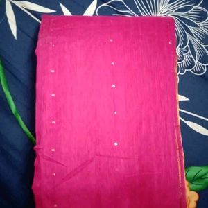 Rose Pink Saree