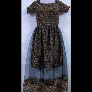 Animal Printed Gown