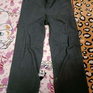 Men's Cantabil Grey Trouser In 34 Waist