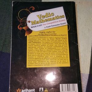 Arihant Vedic Mathematics Book