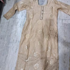 CREAM KURTA