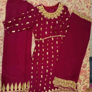 Festive Plazzo And Kurti Set. (PRICE DROP)