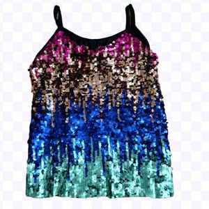 Party Wear Multi Colour Squin Top