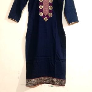 Navy blue Kurti (Woman's)