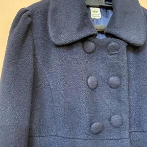 Navy Blue Overcoat