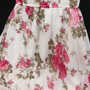 Beautiful Floral Print Dress