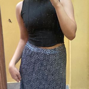 Skirt And Crop Top Combo