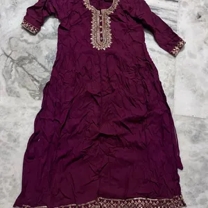 Purple Kurti For Women