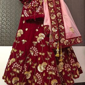 Heavy Hand Work Bridal Lehenga