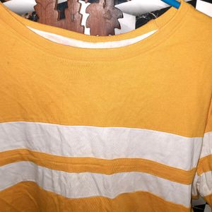 Yellow Stripped T Shirt