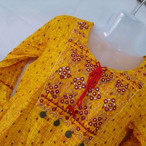 Malti Colour Anarkali Kurti