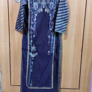 Women Purple Embellished Kurta