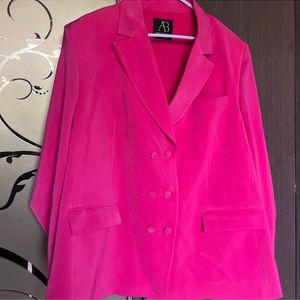 Custom Hot Pink Blazer By Ankita Bajaj Label