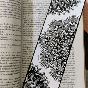 4 Mandala Bookmarks 📑🔖