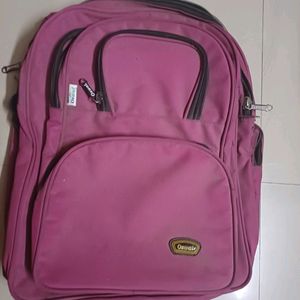 Very Large Hard Quality 7 Zipper School Bag