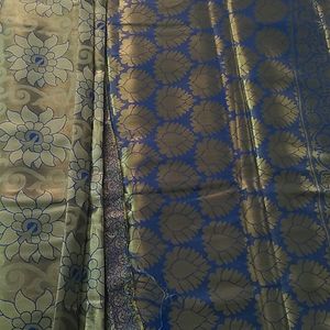 Wedding style Kanjivaram Saree